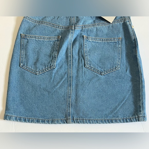 NWT Heels & Jeans Women’s Light Wash Mini Skirt SZ 26🩵 - Picture 11 of 14